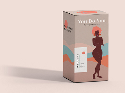 The Coral branding digital art illustration package design packaging
