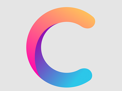 Logo Design "C" for Civnopes colourful gradient letter logo