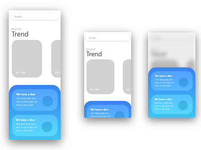 Modern App UI Layout Design android app design flat gradient gradient design ios modern ui