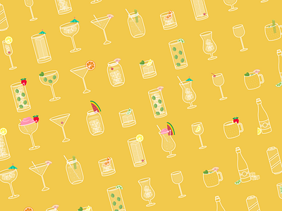 Drinks cocktails design drinks icon design illustration