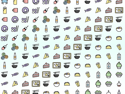 Food Trends data design dataviz icon design icon designs icons illustration