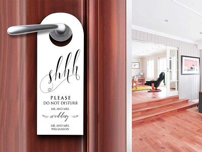 Free Editable Door Hanger Template design door hanger door hanger template free freebies wedding wedding door hanger