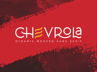 CHEVROLA Free Font design font font awesome font design free free font free fonts freebies typeface typography