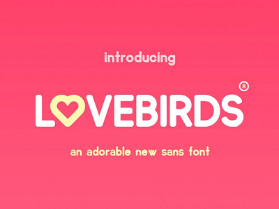 Lovebirds Free Sans Font
