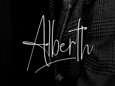 Alberth Free Signature Font design font font awesome font design free free font free fonts freebies typeface typography