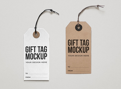 Free Gift Tag Mockup design free free mockup freebies mockup mockup design mockup psd mockup template