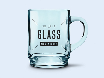 Free Glass Mug Mockup