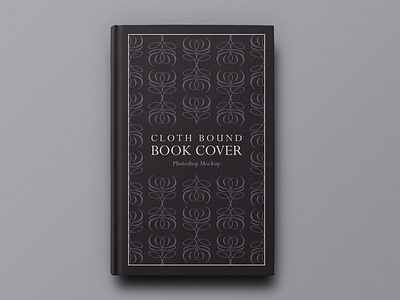 Free Cloth Bound Book Cover Mockup