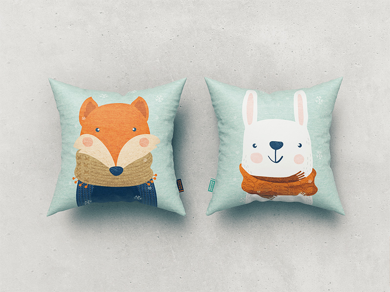 Download Free Square Pillow Mockup By Mika Jalilo On Dribbble