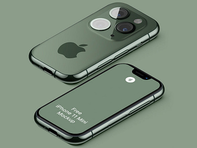 Free iPhone 11 Mini Mockup design free freebies mockup mockup design mockup psd mockup template mockups