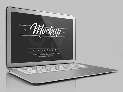 Free Laptop Mockup Set PSD