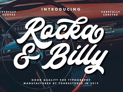 Rocka & Billy - Free Bold Font design font font design free font freebie freebies type typedesign typeface typography