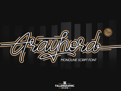 Frayhord - Free Signature Font design font font design free font freebie freebies type typedesign typeface typography