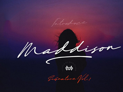 Maddison Free Signature Font