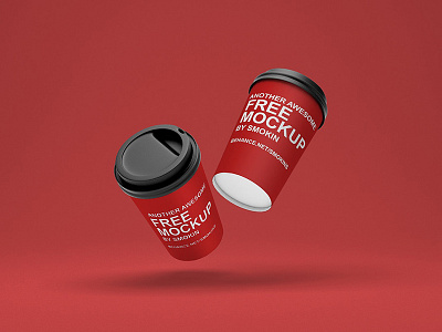 Free Gravity Paper Cup Mockup design free mockup free mockup psd freebie freebies mockup mockup psd mockups psd psd mockup