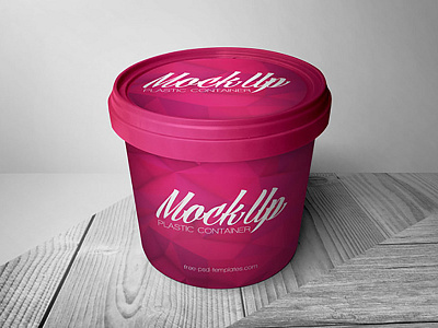 Free Plastic Container Packaging Mockup design free mockup free mockup psd free mockups freebie freebies mockup mockup psd