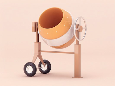 Cement Mixer By Harley Spick On Dribbble