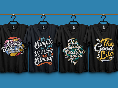 Typographic t-shirt design