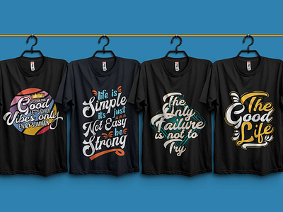 Typographic t-shirt design