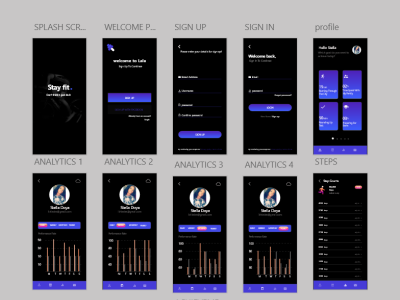 LALA PICTURE app design illustration mobile app design ui ux