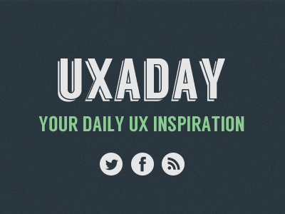 UX A DAY design inspiration ux web
