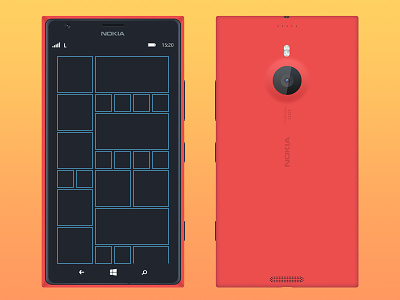 Nokia Lumia 1520 Mockup [freebie] app download freebie lumia mobile mockup nokia psd template ui ux windows