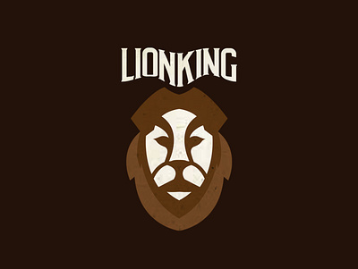 Lion King Logo animation branding design identity illustration illustrator lettering logo minimal typography vector