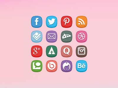 Cute Social Media Icons cute icons free social icons free social media icons icon icons social icons social media icons