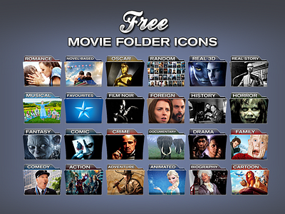 Free Movie Folder Icons folder icons free icons icons movie folder icons movie icons