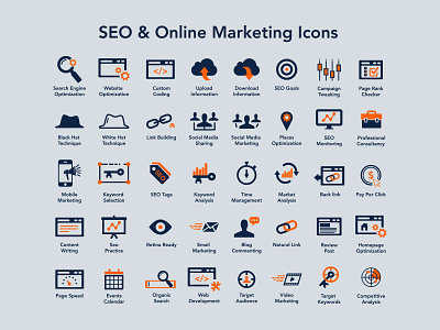 Free Seo & Online Marketing Icons