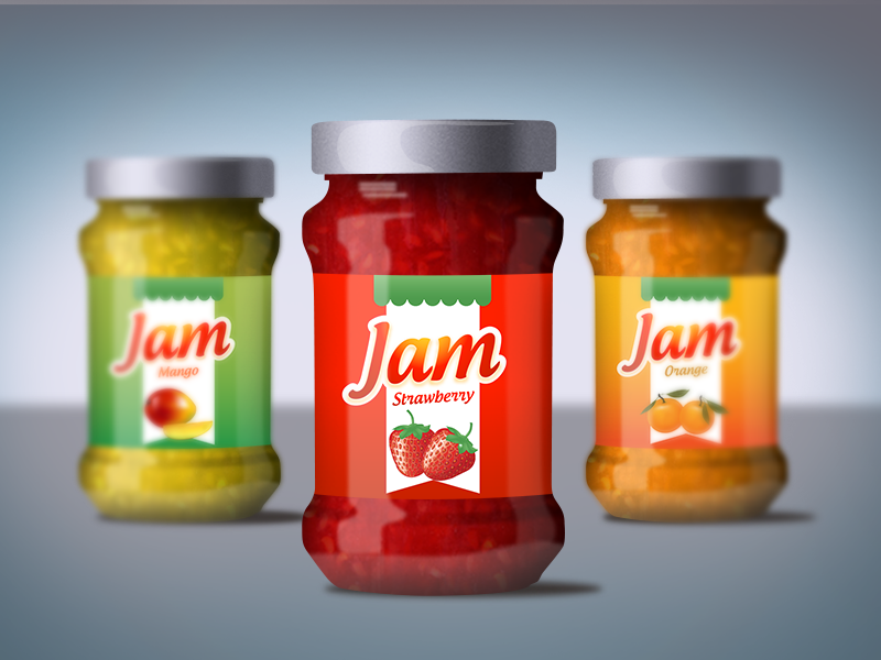 Download Free Jam Jar Mockup Psd by Zee Que | Designbolts on Dribbble
