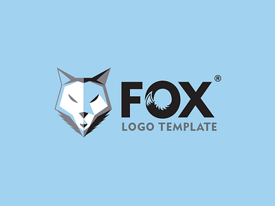 Fox Logo Design Template & Stationery Items animal logo fox logo fox logo design fox logo template logo design template logo template