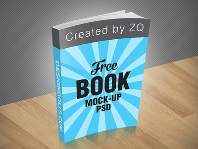 Free Book Mockup PSD