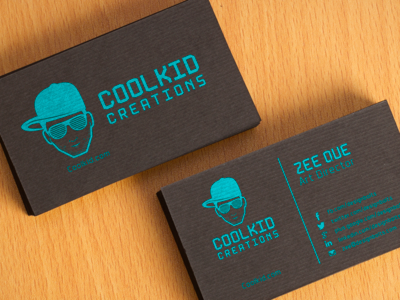 Free Black Textured Business Card Design & Mockup PSD