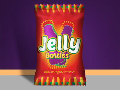 Free Jelly Packaging Design Template & Mock-up Psd