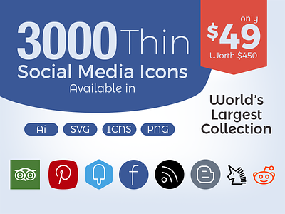 3000 Thin Social Media Icons 2017 | Free & Premium free icons free social icons free social media icons freebie icon icons icons 2017 media icons social icons social icons 2017 social media icons thin icons