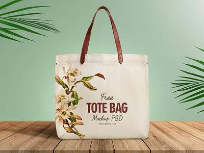 Free Cotton Tote Bag Mockup (PSD)