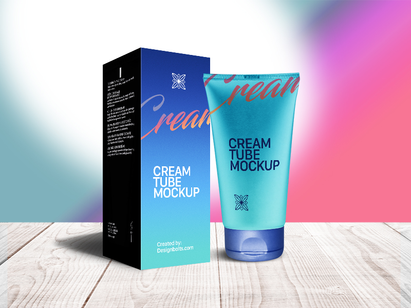 Download Free Shaving Cream Tube Mockup PSD by Zee Que ...