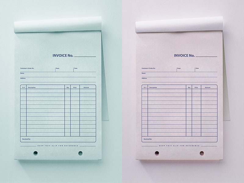 Free Company Retail Invoice Bill Pad Mockup PSD by Zee Que ...