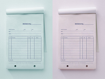 Free Company Retail Invoice Bill Pad Mockup PSD bill mockup free mockup invoice mockup mockup psd notebook mockup notepad mockup pad mockup