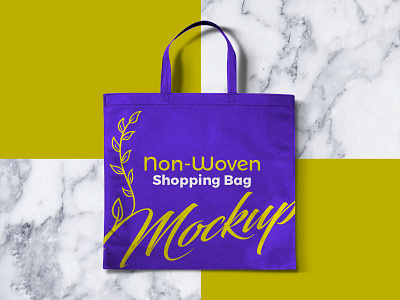 Free Non-Woven Shopping Bag Mockup PSD bag mockup free mockup mockup psd paper bag mockup psd free shopping bag shopping bag mockup