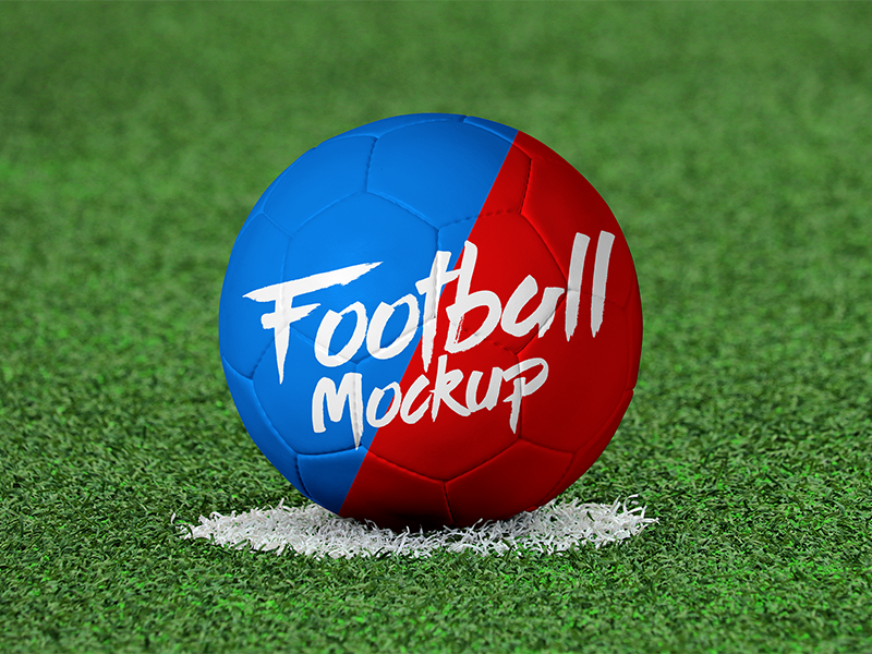 Download Free Soccer Football Mockup Psd By Zee Que Designbolts On Dribbble