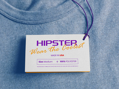 Free Clothing Hang Tag Mockup PSD