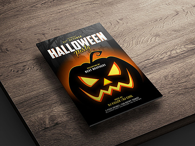 Free Halloween Party Flyer / Poster Design Template PSD 2019