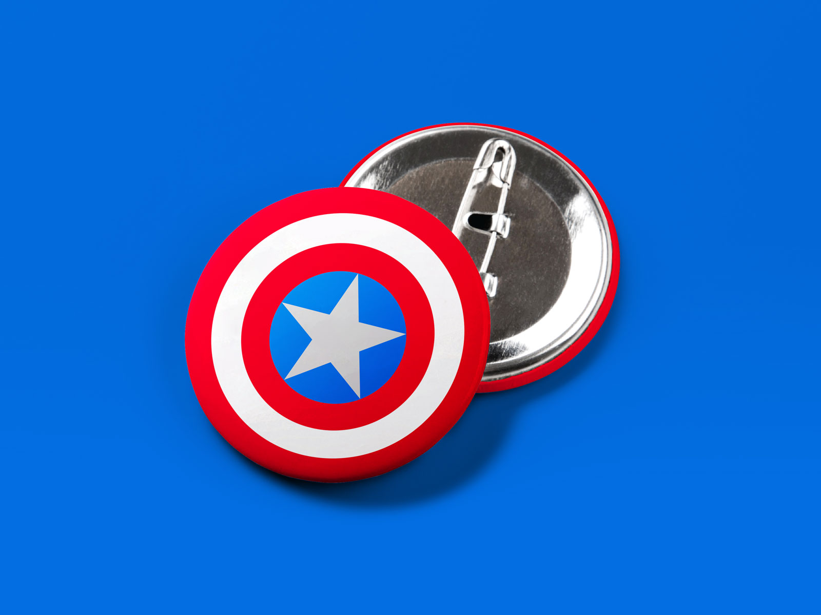 Captain America Shield Enamel Pin by Temper Tantrum on Dribbble