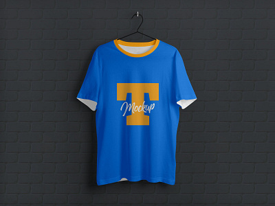 Free Hanging Half Sleeves T-Shirt Mockup PSD free download free mockup free psd freebie mock up mockup mockup psd psd psd mockup t shirt mockup tshirt tshirt mockup