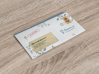 Free Windowed Envelope Mockup PSD