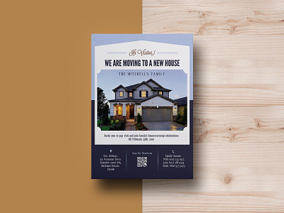 We Have Moved New House Flyer Template PSD flyer psd flyer template free free flyer free flyer psd freebie new house flyer psd we have moved