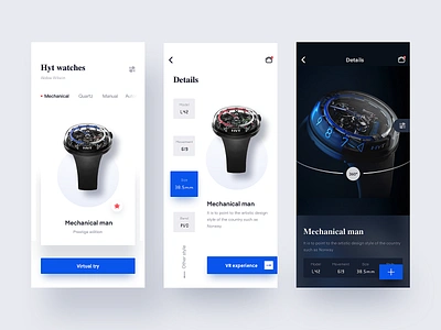 Vr watch shopping experience mobile typography ui vector 图标 移动 设计