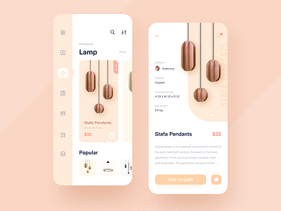 Shopping interface for household items